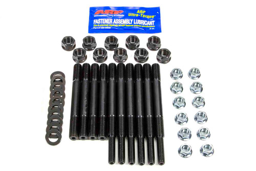 Main Stud Kit - Hex Nuts - 2-Bolt Mains - Chromoly - Black Oxide - Windage Tray - Big Block Ford - Kit Main Stud Kit - Hex Nuts - 2-Bolt Mains - Chromoly - Black Oxide - Windage Tray - Big Block Ford - Kit