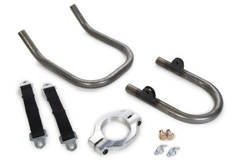 Driveline Restraint System - Front / Rear Torque Tube Hoops / Collar - Cables / Hardware - Triple X Sprint Car - Kit