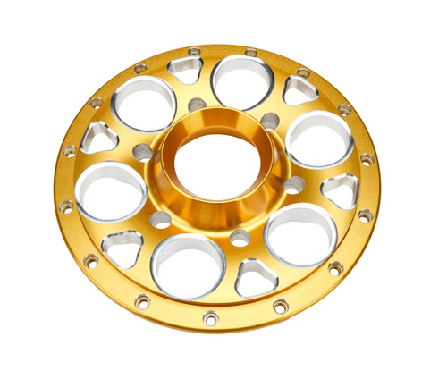 Wheel Center Section - Magnum 6-Pin - Lug Mount Center - Aluminum - Gold Anodized - 15 in Wheels - Each
