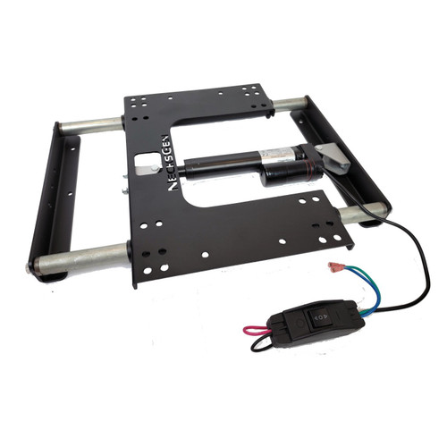 Seat Mount - Powerslide - Floor Mount - Bolt-On - Power Sliding - Steel - Black Powder Coat - Kit Seat Mount - Powerslide - Floor Mount - Bolt-On - Power Sliding - Steel - Black Powder Coat - Kit