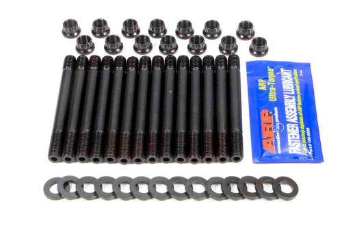 Cylinder Head Stud Kit - 12 Point Nuts - Chromoly - Black Oxide - Ford Inline-6 - Kit