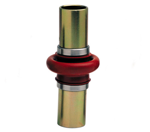 Steering Universal Joint - Mil Spec - Single Joint - 3/4 in Smooth to 3/4 in Smooth - Boot - Steel - Cadmium - Universal - Each