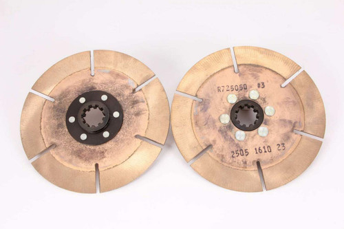 Clutch Disc - 7-1/4 in Diameter - 1-1/8 in x 10 Spline - Ceramic / Metallic - Universal - Pair