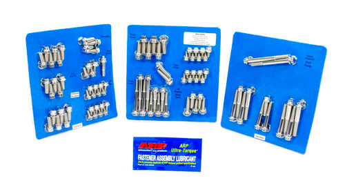 Engine and Accessory Fastener Kit - 12 Point Head - Stainless - Polished - Ford Cleveland / Modified - Kit