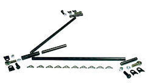 Axle Housing Locator - Weld-On - Wishbone - 3/4 in Locator Hole - Steel - Natural - Kit