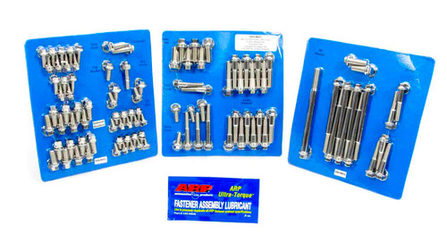 Engine and Accessory Fastener Kit - Hex Head - Stainless - Polished - Big Block Ford - Kit