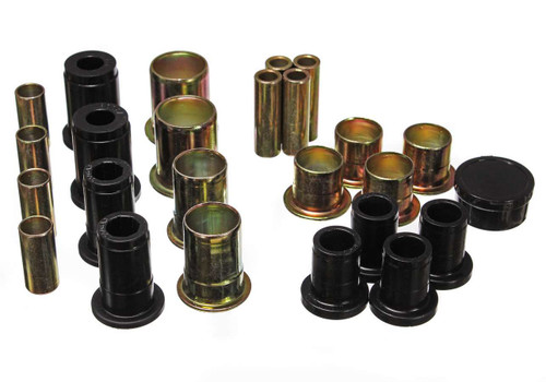 Control Arm Bushing - Hyper-Flex - Front - Lower / Upper - Polyurethane - Black - GM F-Body 1970-72 - Kit