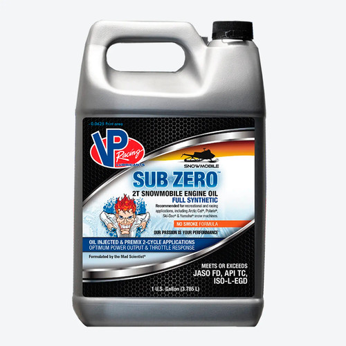 2 Stroke Oil - Sub-Zero 2T Snowmobile - Synthetic - 1 gal Jug - Canada - Each