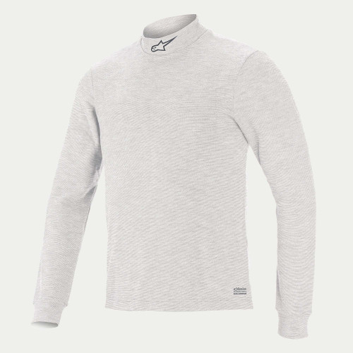 Underwear Top - Race V3 - FIA Approved - Long Sleeve - High Collar - Lenzing FR - White - 2X-Large - Each