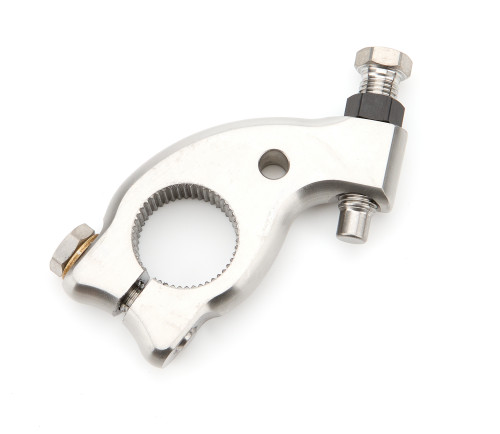 Torsion Bar Stop - 1-3/4 in Split - Hardware Included - Titanium - Natural - Sprint Car - Each
