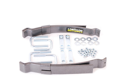 Helper Spring Kit - LP-15 - Add-A-Leaf - Stock Height - Rear - Steel - Silver Powder Coat - Various Applications - Kit
