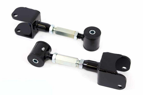 Control Arm - Tubular - Upper - Adjustable - Polyurethane Bushings - Steel - Black Powder Coat - GM A-Body 1968-72 - Pair