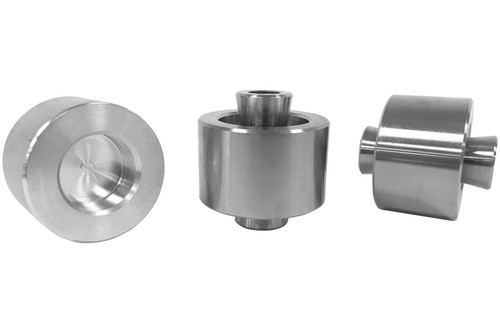 Trailing Arm Bushing - Spherical - Rear - Lower - Steel - Nickel Plated - Ford Mustang 2015-19 - Pair