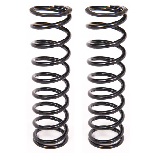 Coil Spring - Coil-Over - 2.5 in ID - 12 in Length - 180 lb/in Spring Rate - Steel - Black Powder Coat - Pair