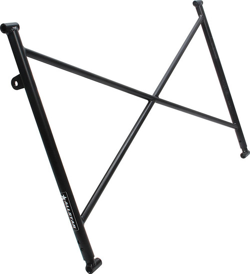 Wing Mount - Top Wing Tree - 16 to 22 in Tall - 26 in Wide - Sliders Included - Chromoly - Black Powder Coat - Sprint Car - Kit
