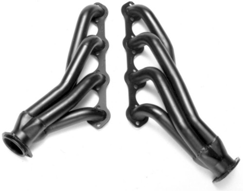 Headers - Street - 1-1/2 in Primary - 3 in Collector - Steel - Black Paint - Small Block Ford - Ford / Mercury 1978-88 - Pair