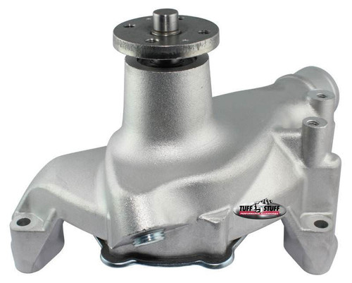 Water Pump - Mechanical - Platinum Supercool - Reverse Rotation - Long Design - Aluminum - Natural - Small Block Chevy - Each