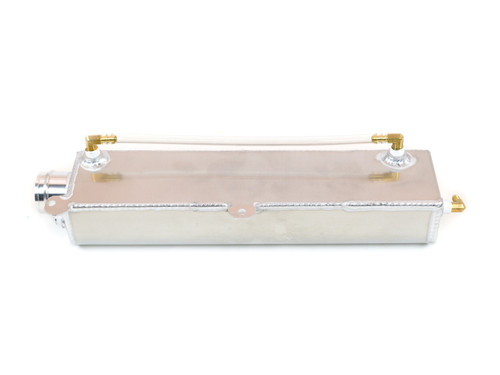 Recovery Tank - Coolant - 2-1/2 qt - External Sight Gauge - Aluminum - Natural - Ford Mustang 1987-93 - Each