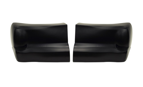 Bumper Cover - 2-Piece Complete - Rear - Plastic - Black - Chevy Monte Carlo 2003 - Kit