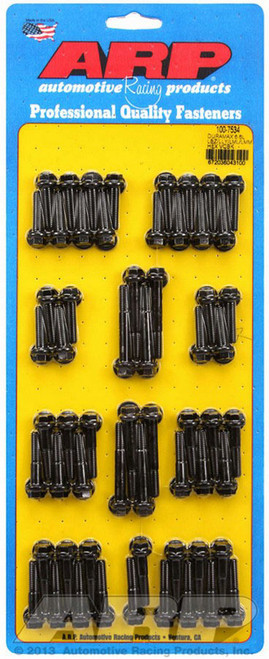 Valve Cover Fastener - Bolt - 1/4-20 in Thread - Hex Head - Chromoly - Black Oxide - 6.6 L - GM Duramax - Kit Valve Cover Fastener - Bolt - 1/4-20 in Thread - Hex Head - Chromoly - Black Oxide - 6.6 L - GM Duramax - Kit