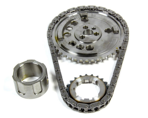 Timing Chain Set - Single Roller - Keyway Adjustable - Needle Bearing - Billet Steel - GM LS-Series - Kit