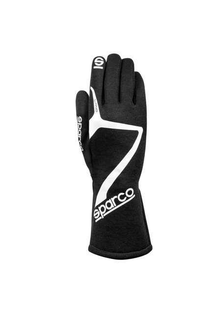 Driving Gloves - Land - SFI 3.3/5 - FIA Approved - Single Layer - Fire Retardant Fabric - Black - Medium - Pair