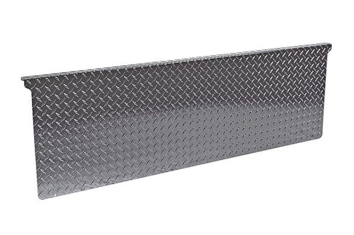 Tailgate Liner - Black-Tread - Aluminum - Diamond Plate - Black Powder Coat - GM Fullsize Truck 2014-19 - Each