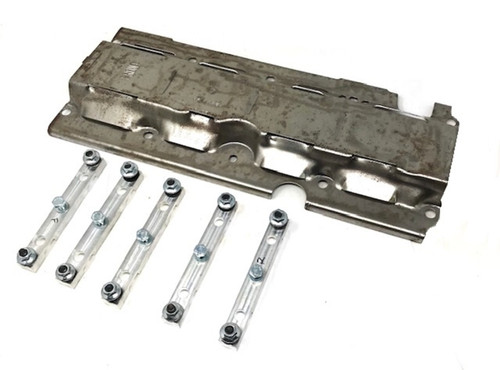 Windage Tray - Rear Sump - Louvered - Wet Sump - Steel - Natural - GM LS-Series - Kit