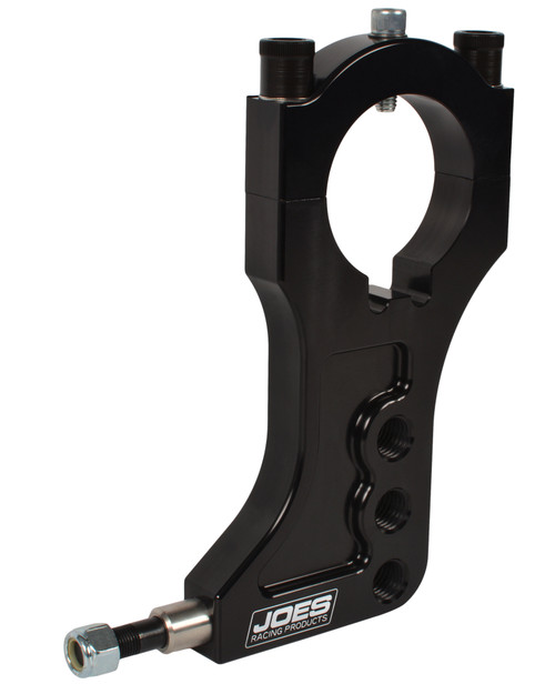 Trailing Arm Bracket - Adjustable - Clamp-On - 3 in OD Axle Tubes - Aluminum - Black Anodized - Kit