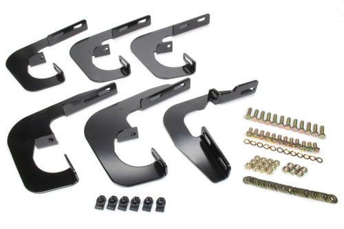 Step Bar Mounting Kit - Brackets / Hardware - Steel - Black Powder Coat - Westin Step Boards - Extended Cab - GM Fullsize Truck 2007-14 - Kit