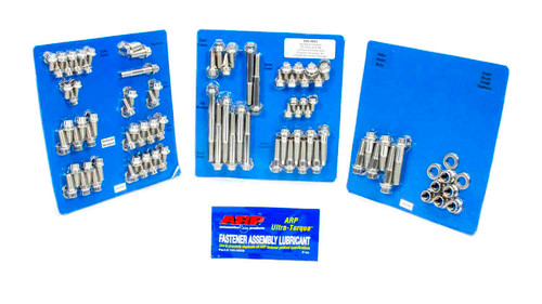 Engine and Accessory Fastener Kit - 12 Point Head - Stainless - Polished - Mopar B / RB-Series - Kit
