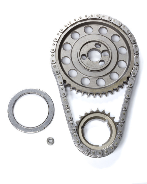 Timing Chain Set - Premium Race Z-Racing - Double Roller - Adjustable - Steel - Big Block Snout - Rocket Block - Small Block Chevy - Kit