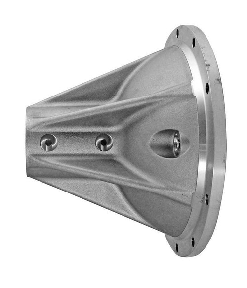 Side Bell - Closed Axle - Driver Side - 6-Rib - Aluminum - Natural - Winters 10 in Quick Change - Each