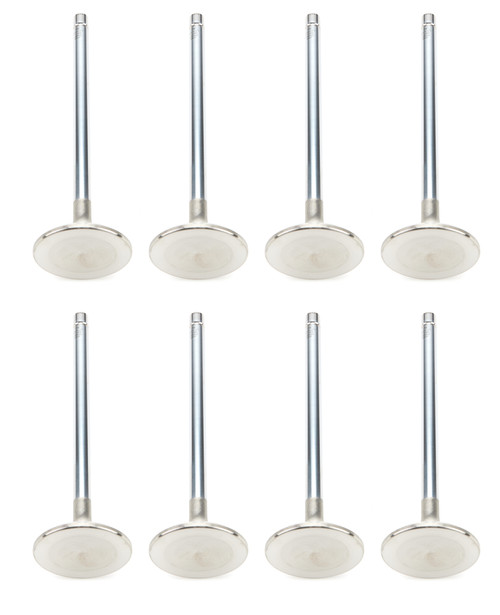 Exhaust Valve - 1.625 in Head - 5/16 in Valve Stem - 5.640 in Long - Stainless - Small Block Chevy - Each Exhaust Valve - 1.625 in Head - 5/16 in Valve Stem - 5.640 in Long - Stainless - Small Block Chevy - Each