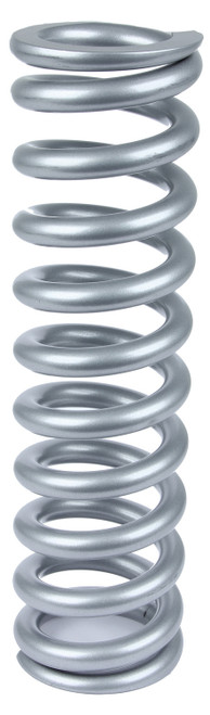 Coil Spring - Coil-Over - 3 in ID - 16 in Length - 75 lb/in Spring Rate - Steel - Silver Powder Coat - Each