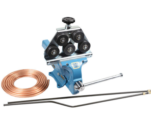 Tubing Straightener - Bench / Vise Mount - 3/16 to 1/2 in Tubing - Blue - Each