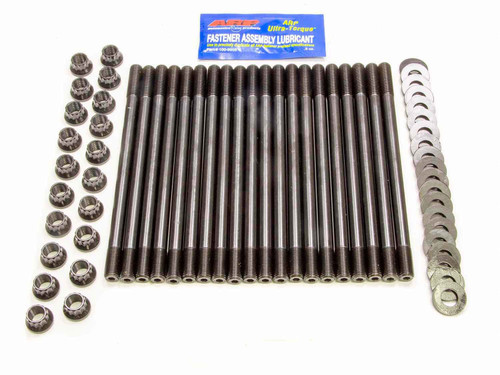 Cylinder Head Stud Kit - 12 mm Studs - 12 Point Nuts - ARP2000 - Black Oxide - Ford Coyote - Kit