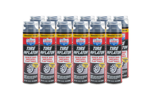 Sealant - Tire Inflator - 16 oz Aerosol Can - Set of 12