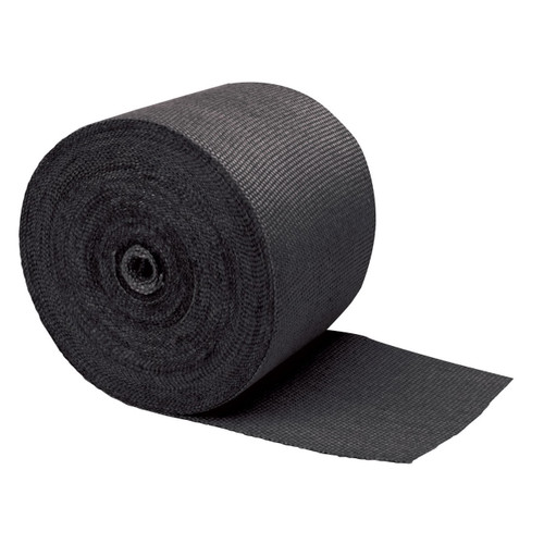 Exhaust Wrap - 6 in Wide - 100 ft Roll - Woven Fiberglass - Black - Each