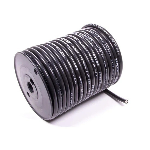 Spark Plug Wire - Spiro-Pro - Spiral Core - 8 mm - Black - 100 ft Spool - Each