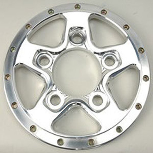 Wheel Center Section - Alumastar - 5 x 4.50 in Bolt Pattern - Rear Wheel Center - Aluminum - Polished - Each