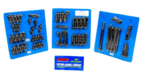 Engine and Accessory Fastener Kit - Hex Head - Chromoly - Black Oxide - Big Block Ford - Kit