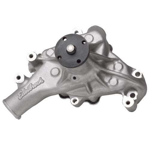 Water Pump - Mechanical - Victor Series - 5/8 in Pilot - Long Design - Aluminum - Natural - Small Block Chevy - Each