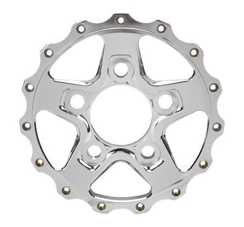 Wheel Center Section - Alumastar - 5 x 4.75 in Bolt Pattern - Rear Wheel Center - Aluminum - Polished - Each