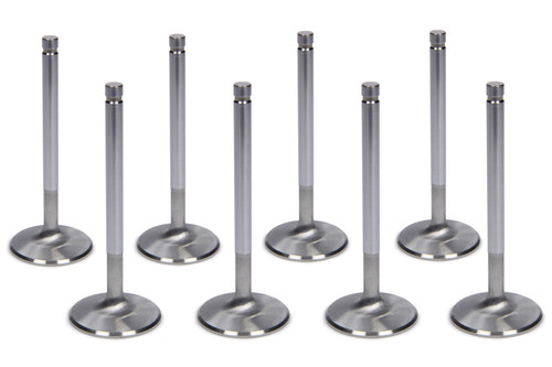 Intake Valve - 2.065 in Head - 0.372 in Valve Stem - 5.325 in Long - Stainless - Big Block Chevy - Set of 8 Intake Valve - 2.065 in Head - 0.372 in Valve Stem - 5.325 in Long - Stainless - Big Block Chevy - Set of 8