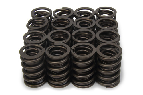 Valve Spring - Professional Series - Dual Spring / Damper - 458 lb/in Spring Rate - 1.180 in Coil Bind - 1.550 OD - Set of 16