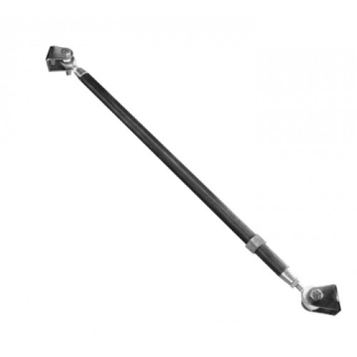 Diagonal Link - Top Gun - 36 in Long - 1 x 0.065 in Tubing - Rod Ends and Hardware Included - Chromoly - Natural - Kit