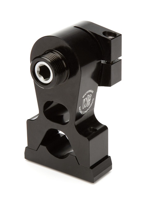 Fuel Pump Bracket - Clamp-On - 3/8 in Hex Drive - 1 in Tube Diameter - Aluminum - Black Anodized - Each