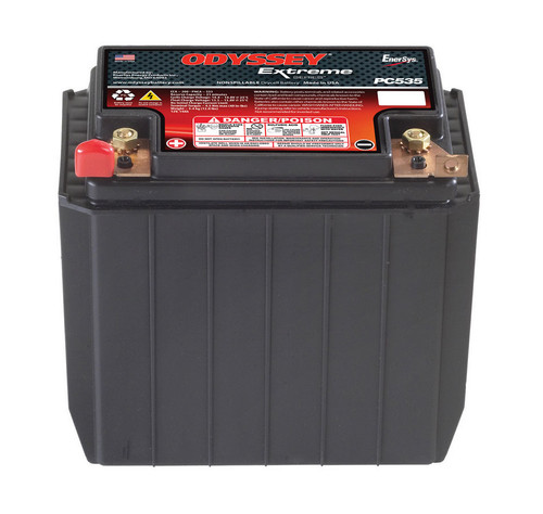 Battery - Extreme Series - AGM - 12V - 265 Cranking amps - Threaded - Side Post Terminals - 6.70 in L x 6.18 in H x 3.90 in W - Each