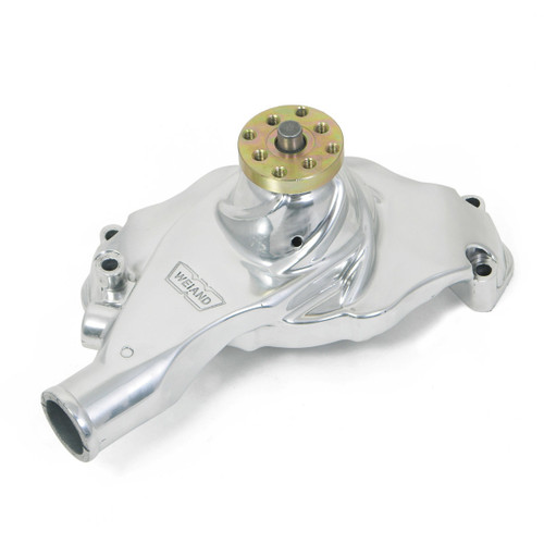 Water Pump - Mechanical - Action Plus - 5/8 in Pilot - Short Design - Aluminum - Polished - Big Block Chevy - Each